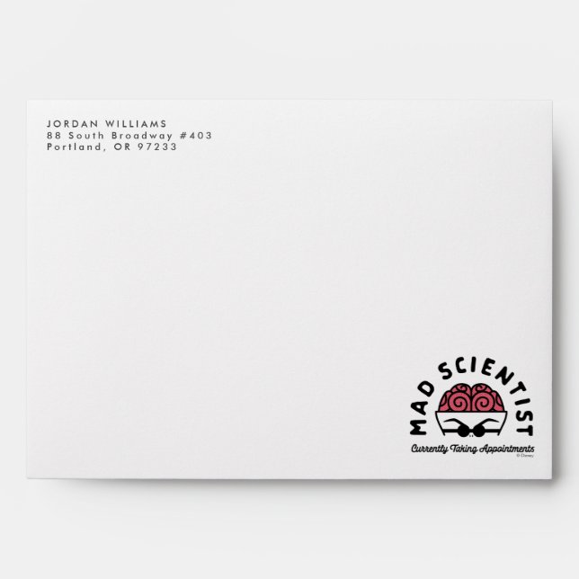 Doctor Finklestein - Mad Scientist Envelope (Front)