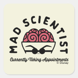 Doctor Finklestein - Mad Scientist Square Sticker