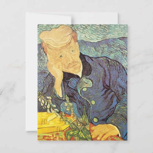 Doctor Gachet Portrait by Vincent van Gogh