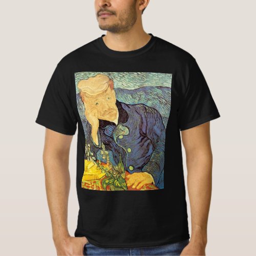 Doctor Gachet Portrait by Vincent van Gogh T_Shirt