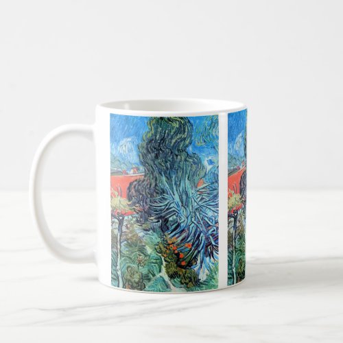 Doctor Gachets Garden Auvers by Vincent van Gogh Coffee Mug
