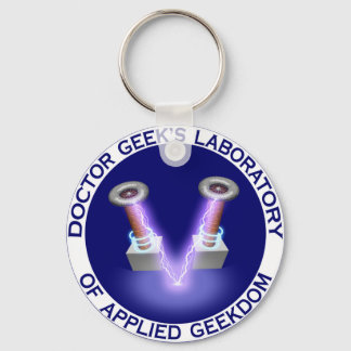 Doctor Geek's Laboratory Logo Keychain