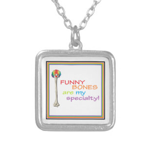 Doctor gift necklace funny bones
