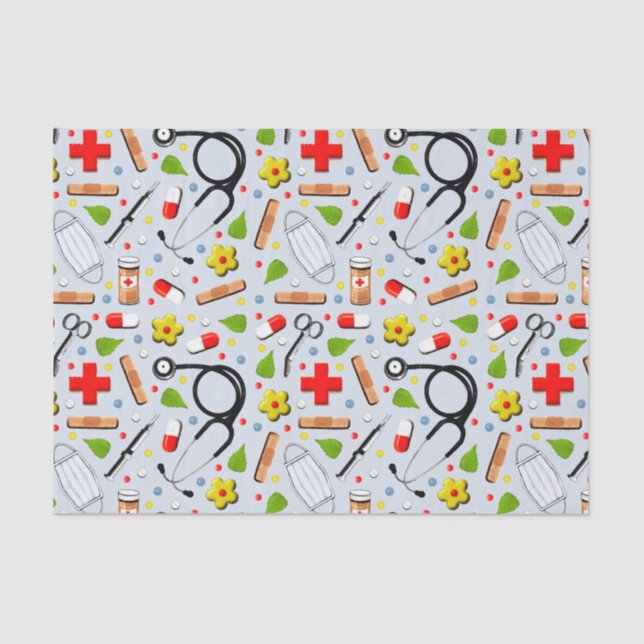 Doctor Gift Tissue Paper (Front)