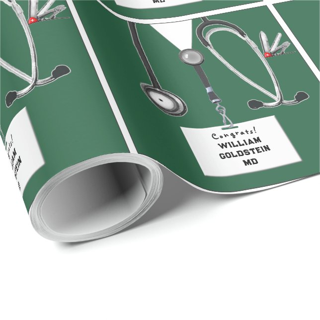 Doctor Gift Wrapping Paper (Roll Corner)