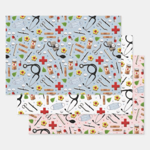 Doctor Gift Wrapping Paper Sheets