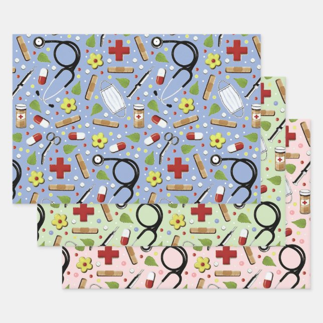 Doctor Gift Wrapping Paper Sheets (Set)