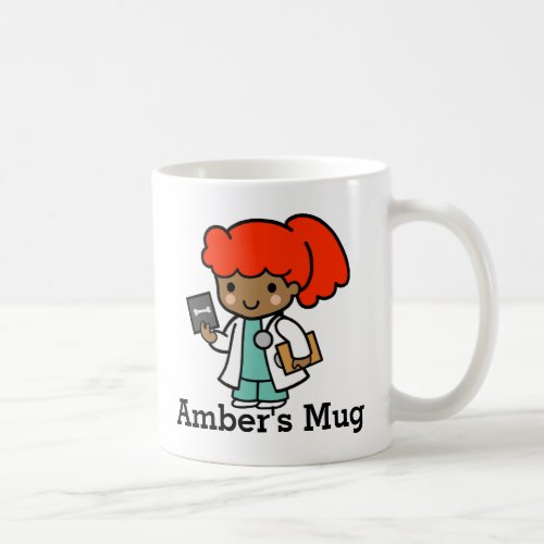 Doctor Girl with Xray Coffee Mug