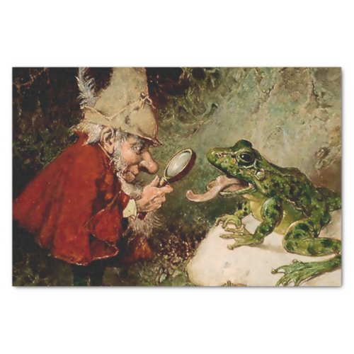 Doctor Gnome Inspects Frog Tongue by Heinrich Sh Tissue Paper