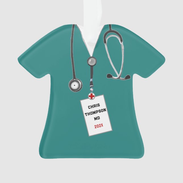 Doctor Graduation Collectible Gift Ornament (Front)