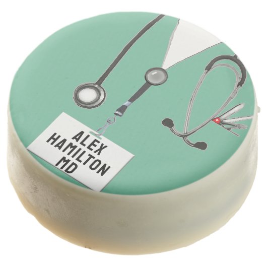 Doctor Graduation Gift Chocolate Covered Oreo (Angled)