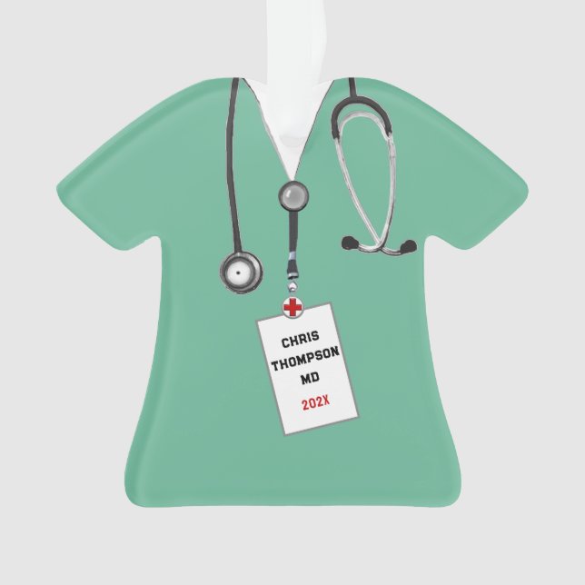 Doctor Graduation Keepsake Ornament (Front)