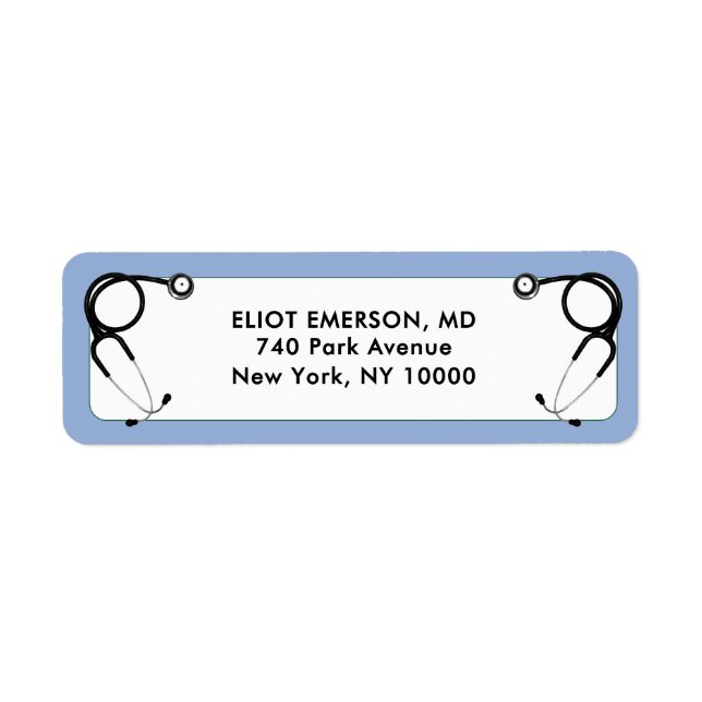 Doctor Graduation Label (Front)