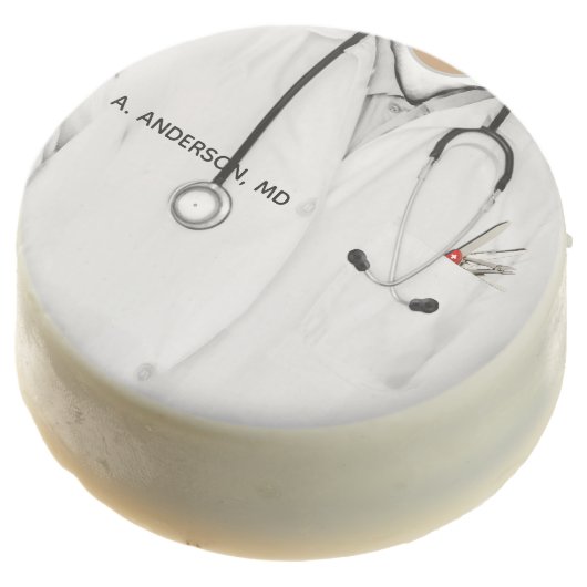 Doctor Graduation Party Gift Chocolate Covered Oreo (Angled)