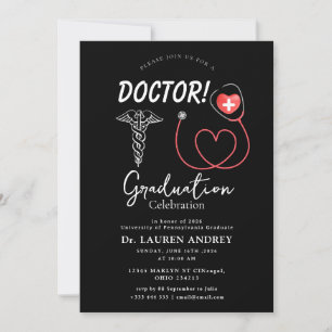Doctor Graduation Party Invitation