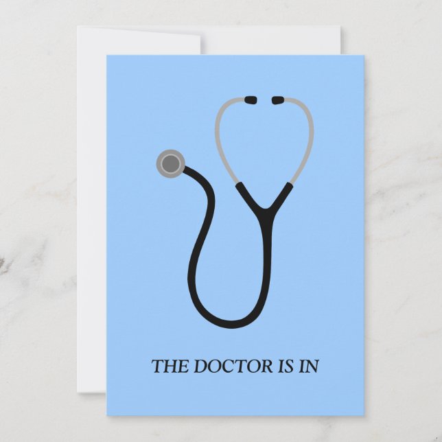 Doctor Graduation Party Invite (Front)