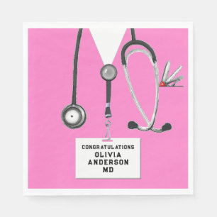 Doctor Graduation Party Napkins
