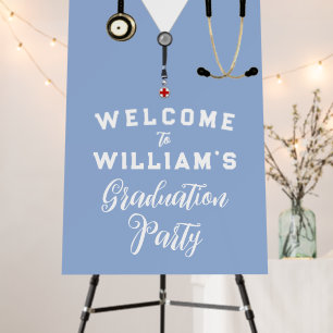 Doctor Graduation Party Welcome Sign