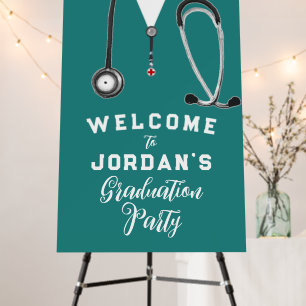 Doctor Graduation Party Welcome Sign