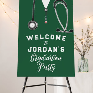 Doctor Graduation Party Welcome Sign