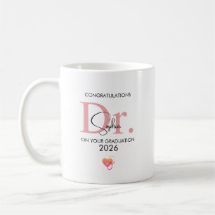 Doctor Graduation Personalized Name Class 2026 Coffee Mug