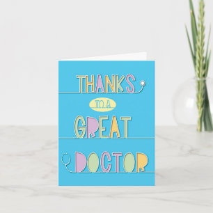 Doctor Gratitude Thank You Card