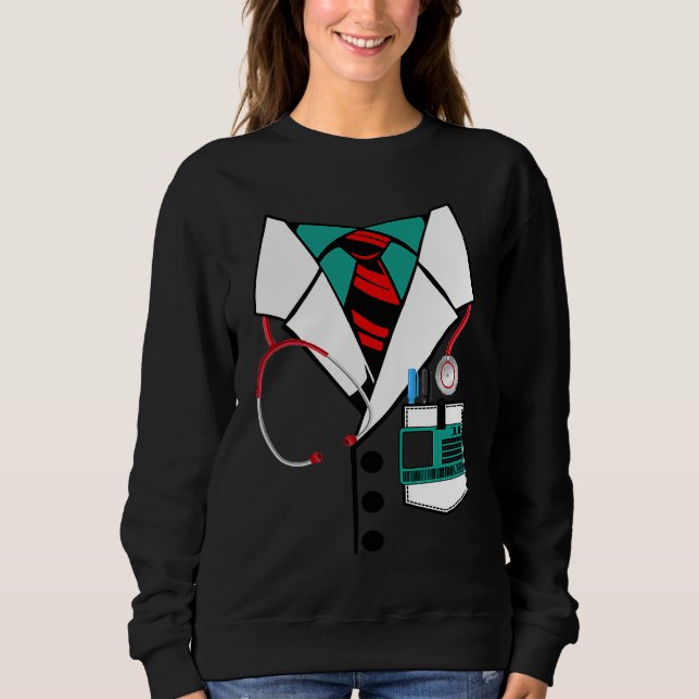 Doctor Halloween Med School Medical Students Docto Sweatshirt (Front)