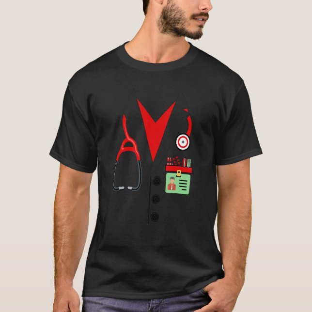 Doctor Halloween Med School Medical Students Docto T-Shirt (Front)