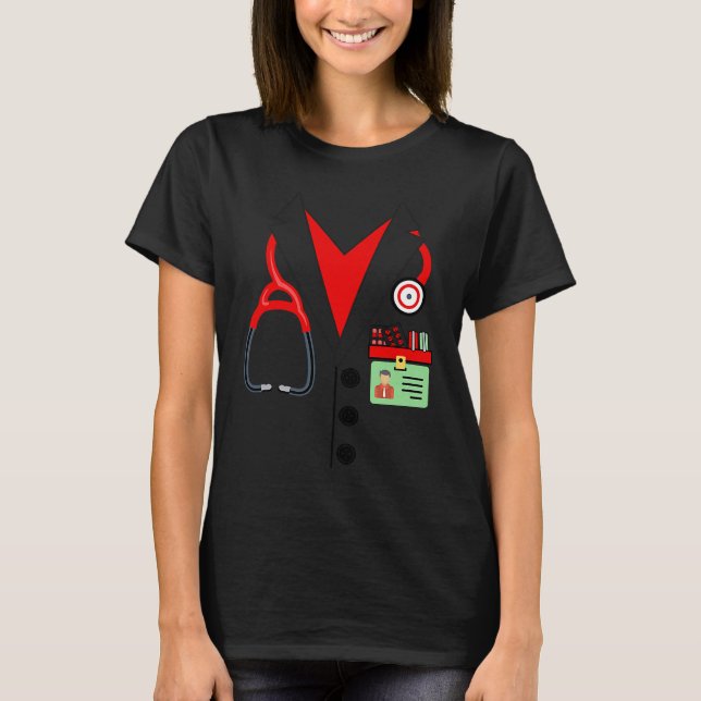 Doctor Halloween Med School Medical Students Docto T-Shirt (Front)