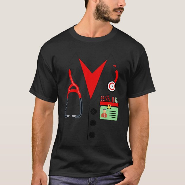 Doctor Halloween Med School Medical Students Docto T-Shirt (Front)