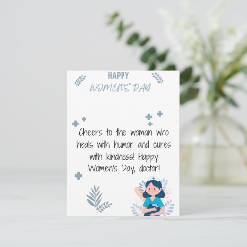 Doctor _ Happy Womens Day Card