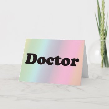 Doctor Holiday Card by medical_gifts at Zazzle