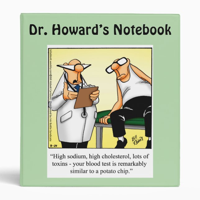 Doctor Humor Work Binder (Front)