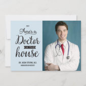 Doctor in House Medical Graduation Announcement (Front)