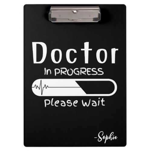 Doctor in Progress Clipboard