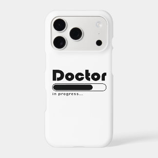 Doctor In Progress Funny Med School Loading Bar iPhone 17 Pro Case