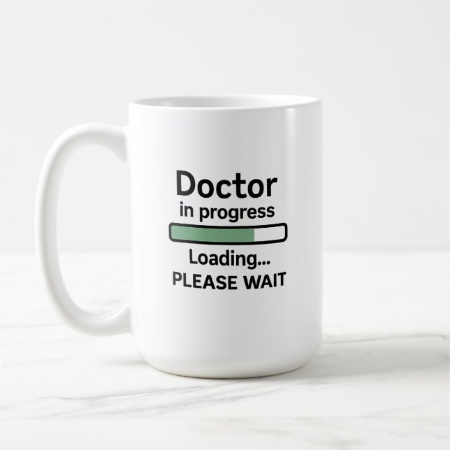 Doctor in Progress Loading Mug (Left)