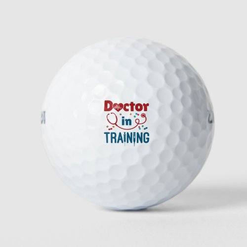 Doctor In Training Future Doctor Golf Balls