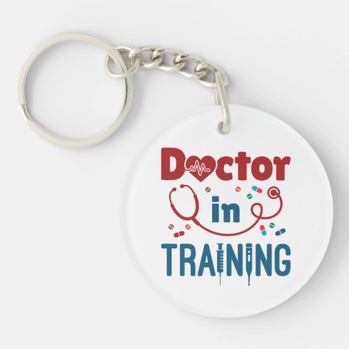 Doctor In Training Future Doctor Keychain
