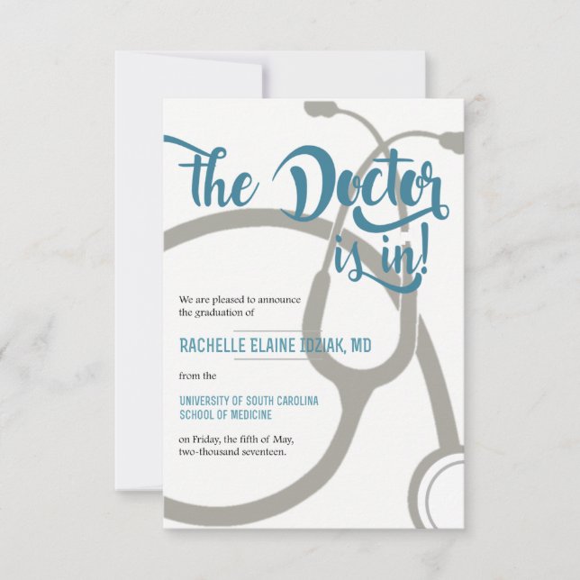 Doctor is In Announcement (Front)