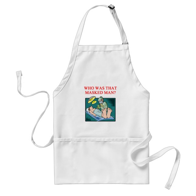 DOCTOR joke Adult Apron (Front)
