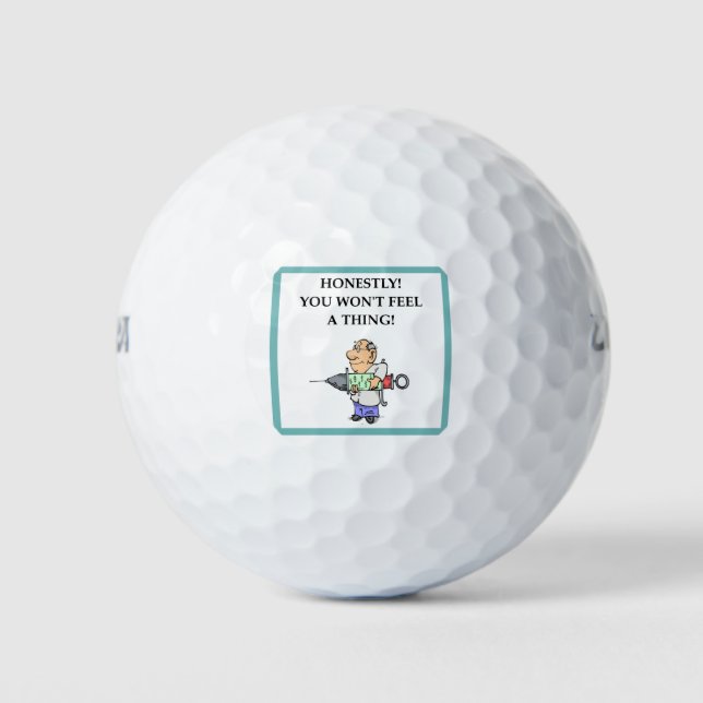 Doctor Joke Golf Balls (Front)