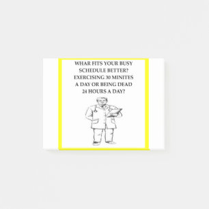 Doctor Joke Post-it Notes