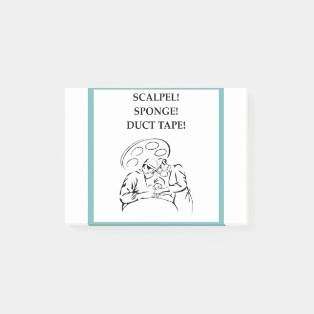 Doctor Joke Post-it Notes (Front)