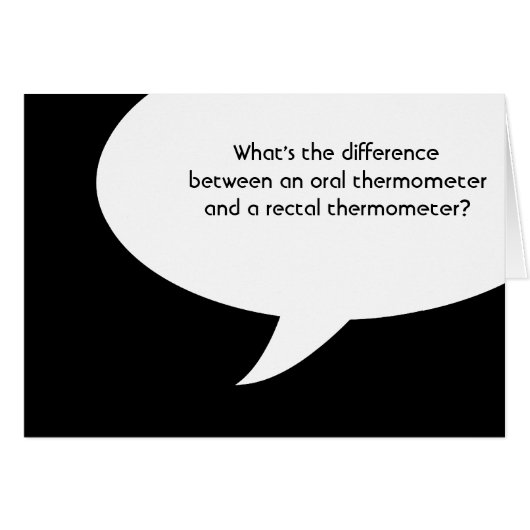 doctor jokes cards (Front Horizontal)