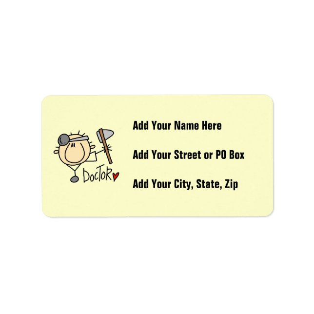 Doctor Label (Front)