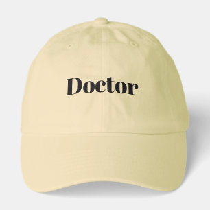 Doctor Logo Butter Yellow Hat