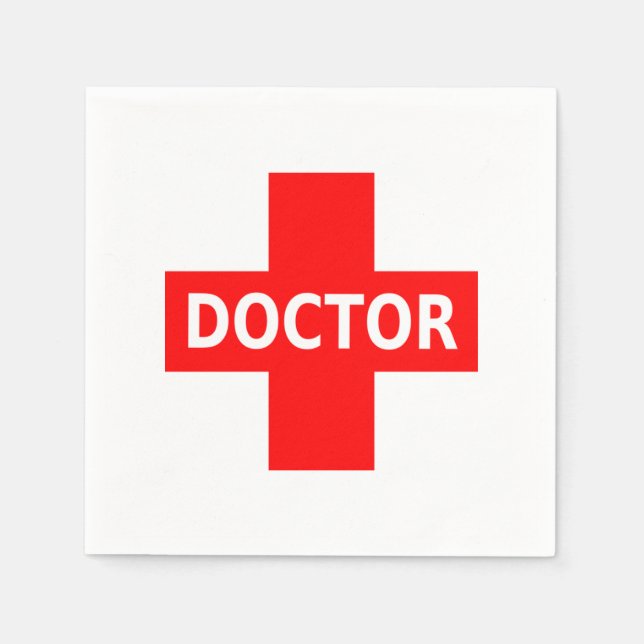 Doctor Logo Napkins (Front)