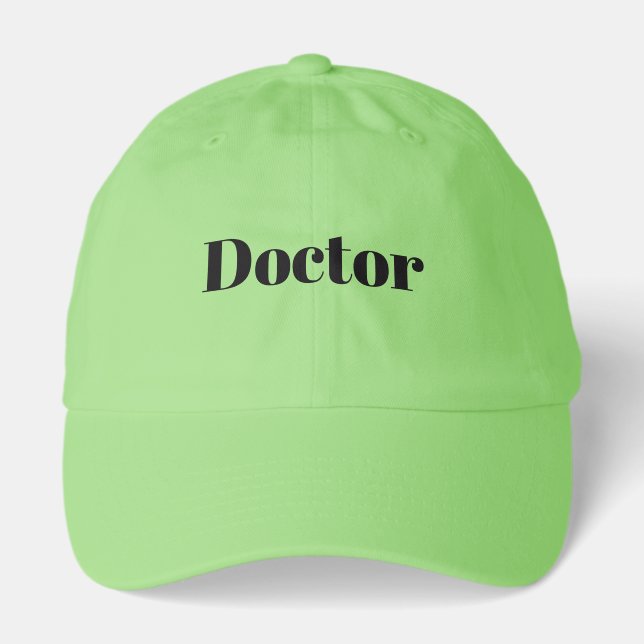 Doctor Logo Neon Green  Hat (Front)