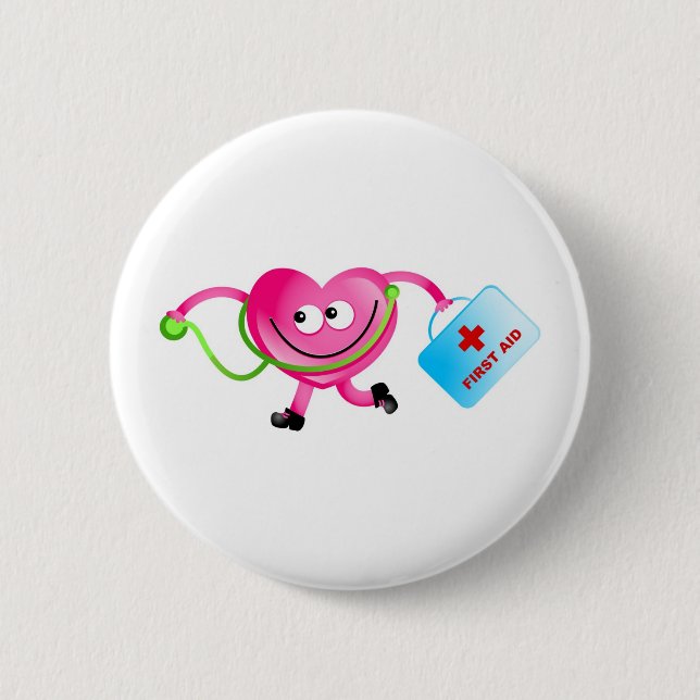 Doctor Love Pinback Button (Front)